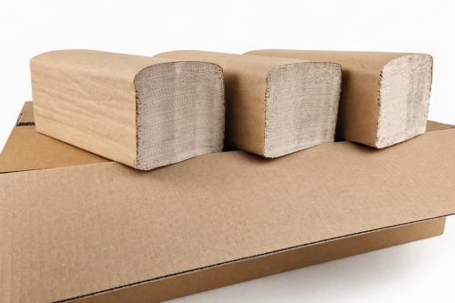 V hajtogatott kéztörlő