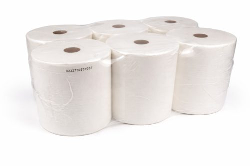 Belső mag adagolású tekercses kéztörlő 19cm (hófehér)