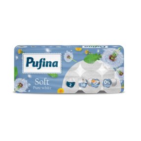 PUFINA Soft White toalettpapír 10 tek 150 lap 2 rétegű