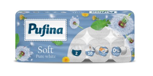 PUFINA Soft White toalettpapír 10 tek 150 lap 2 rétegű