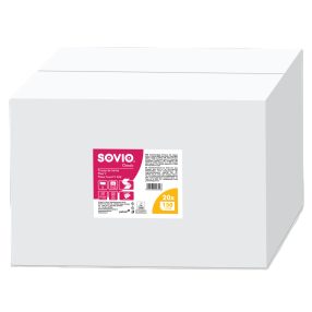   SOVIO kéztörlő V hajtogatású 2 rétegű 150 lap 21*23cm 100% cellulóz